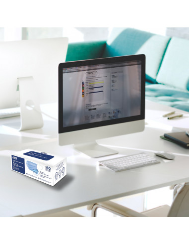 Cubrebocas Tricapa Tork® Caja c/50 pz